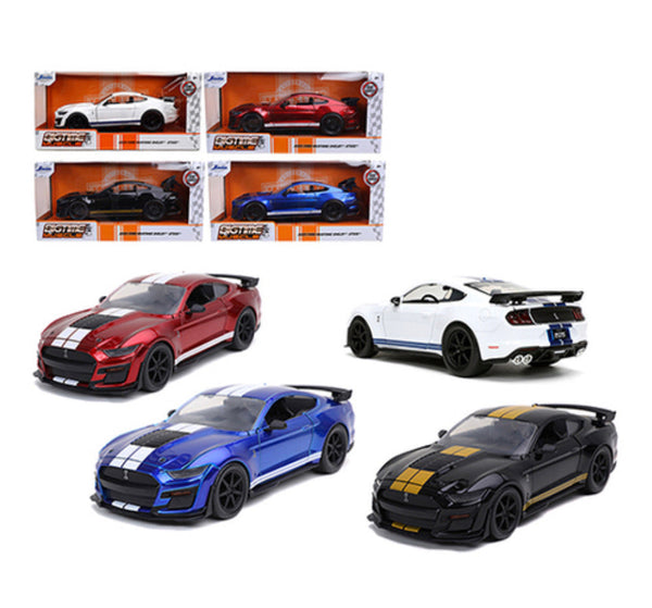 Copy of Jada Toys Bigtime Muscle 2020 Ford Mustang Shelby GT500 (4 Car Set) Item 32663 1:24