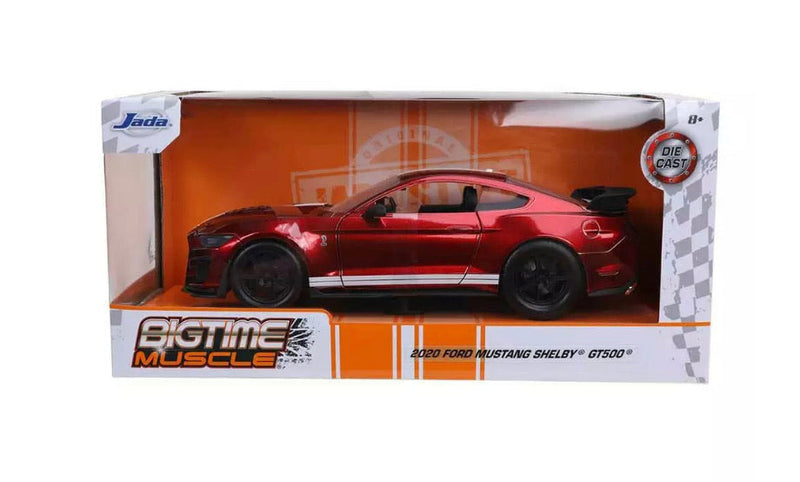 Copy of Jada Toys Bigtime Muscle 2020 Ford Mustang Shelby GT500 (4 Car Set) Item 32663 1:24