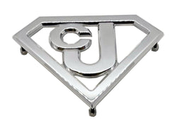 Metal Car Badge Emblem “fits” Jeep Billet CNC 6061 Aluminum 7.5"x 5.5" Polished USA