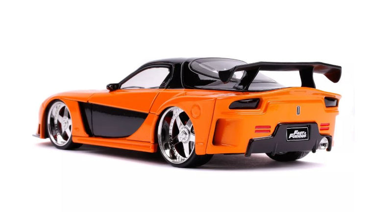 Jada Toys Fast & Furious Han's Mazda RX-7 Orange Black Die Cast Car It –  Mad4Metal's www.