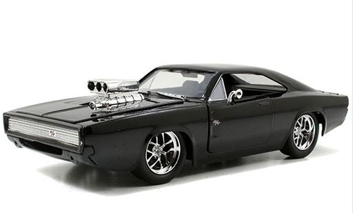 Jada Toys Fast & Furious Dom's Dodge Charger R/T, Gloss Black Item 97059 1:24