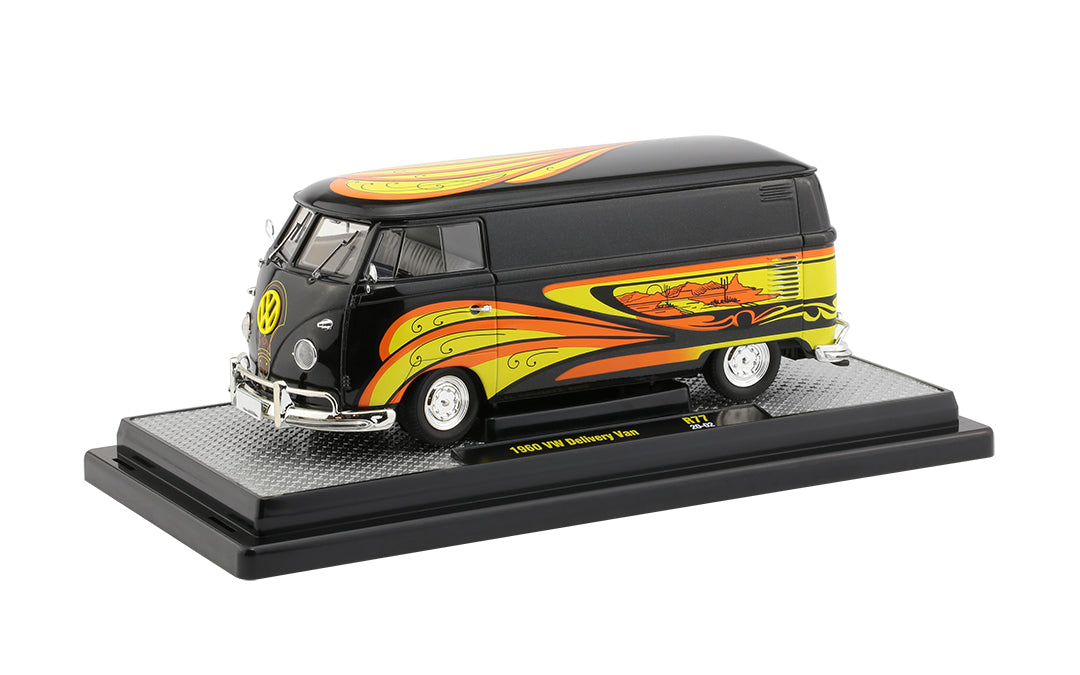 M2 Machines 1 24 Diecast Cars 1960 VW Delivery Van Crazy Painter Kelly R77