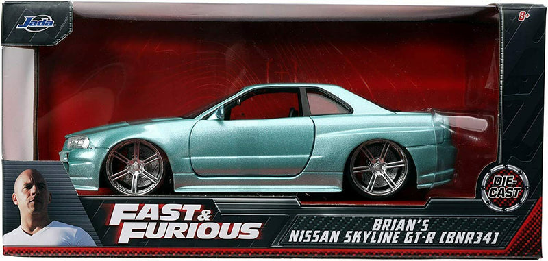  Jada Toys Fast & Furious Brian's Nissan Skyline GT-R