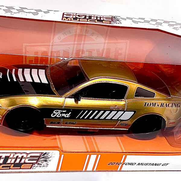 2010 Ford Mustang GT Toms Racing Gold Jada Toys Bigtime 