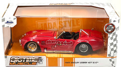1965 Shelby Cobra 427 S/C Cherry Bomb Red Jada Toys Bigtime Muscle #33531 1:24