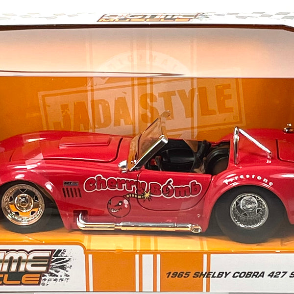 1965 Shelby Cobra 427 S/C Cherry Bomb Red Jada Toys Bigtime 