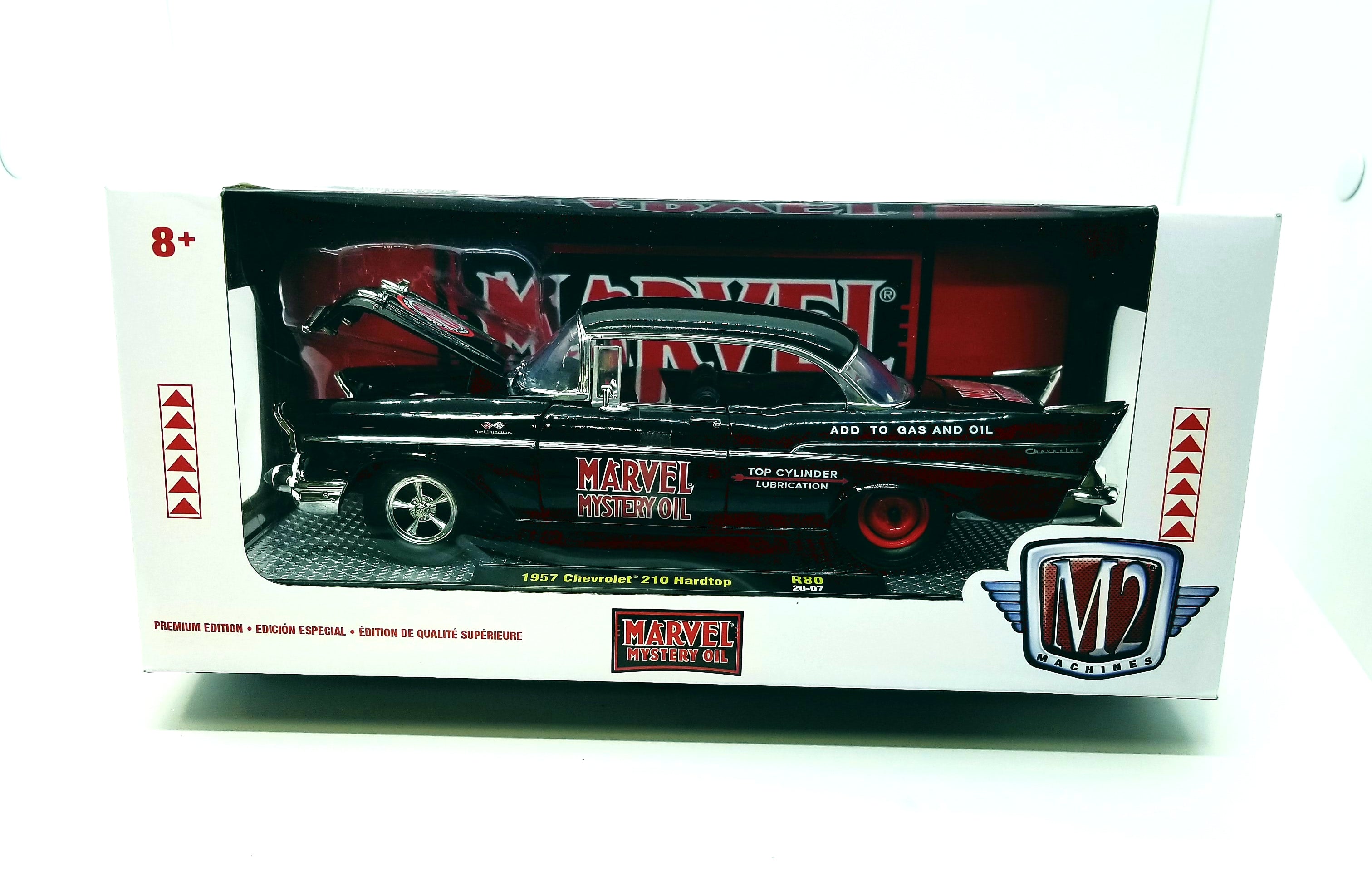 M2 Machines 1 24 Diecast Cars 1957 Chevrolet 210 Hardtop Marvel Oil R80