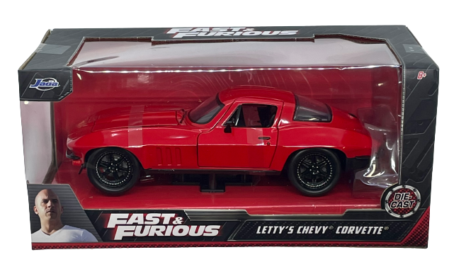 Letty's Chevy Corvette Red Jada Toys Fast & Furious Die Cast Model