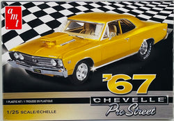 1967 Chevy Chevelle Pro Street Gold Plastic Model Kit AMT AMT876M/12 Scale 1:25