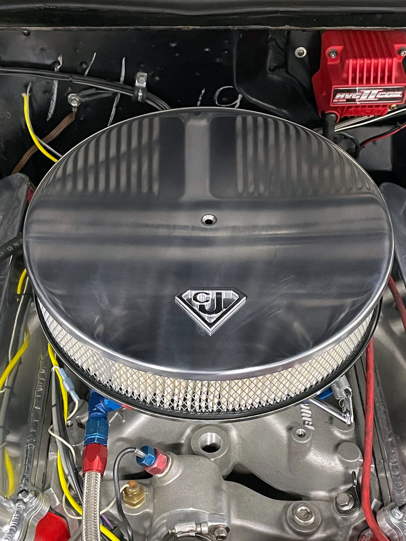 Metal Emblem Auto Fender Badge Set Polished Billet CNC Aluminum Fits CJ Jeep