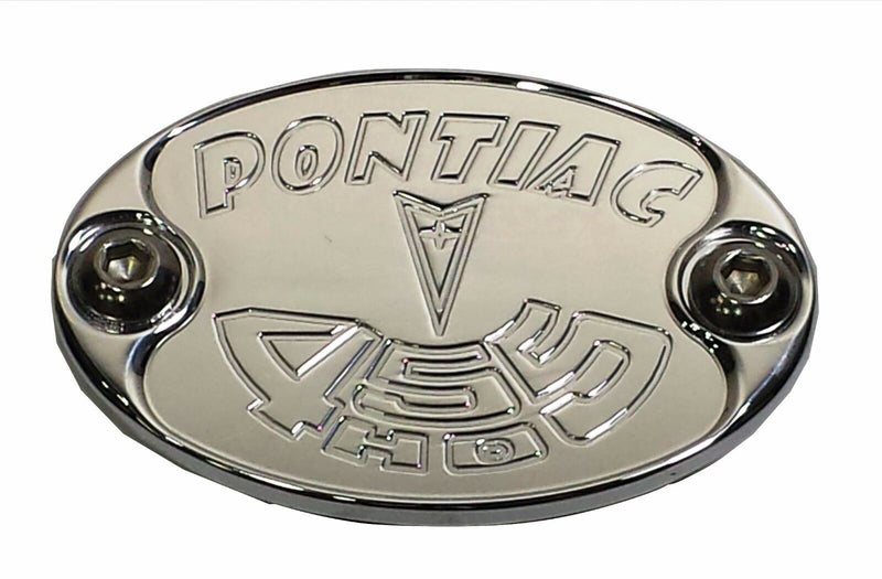 Mad4Metal Polished Aluminum Car Badge Emblem “fits” Pontiac 455 - USA