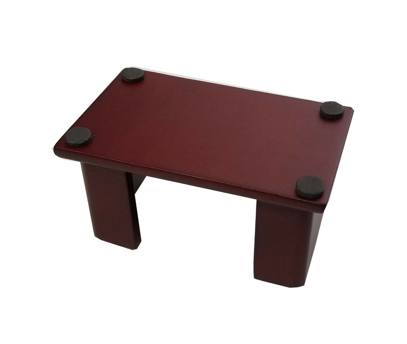 Coaster Holder, Wood, for 4" Round or Square Style Coasters, Dark Cherry Finish
