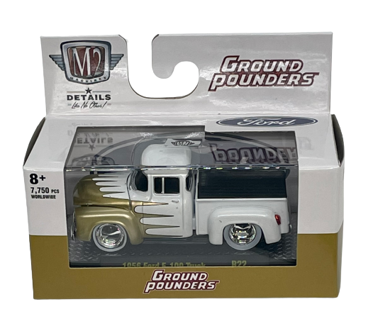 M2 Machines 1 64 Diecast Cars 1956 Ford F-100 Truck  Ground Pounders R22