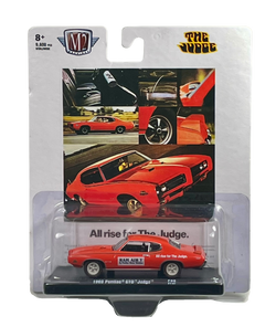 1969 Hurst Pontiac GTO 'The Judge' RAM AIR V Orange M2 Machines Die Cast Car R80 1:64