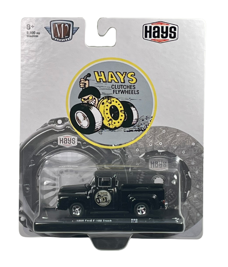 M2 Machines 1 64 Diecast Cars 1956 Ford F-100 Truck Hays Clutches Black R80