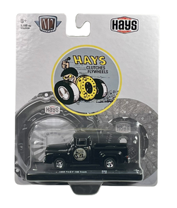 M2 Machines 1 64 Diecast Cars 1956 Ford F-100 Truck Hays Clutches Black R80