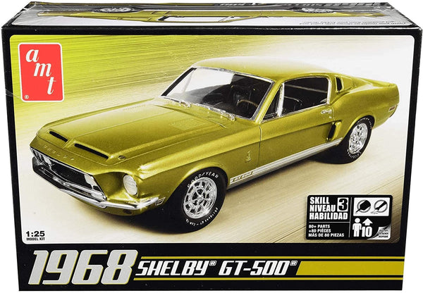 1968 Shelby GT-500 Metallic Green AMT Plastic Model Kit AMT634M/12 Scale 1:25
