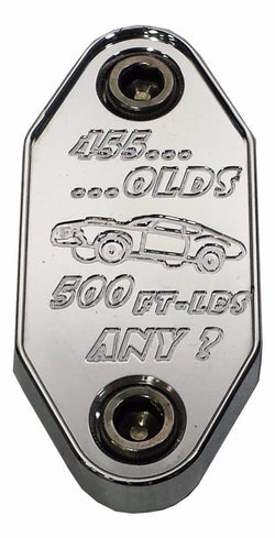 Fuel Pump Block Off Plate Fits Oldsmobile 455 Cutlass 442 Engines F043