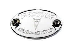 Custom Polished Aluminum Car Badge Emblem Pontiac 400 SD Graphic - USA
