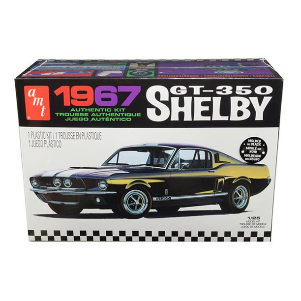 1967 Shelby GT-350 Black AMT Plastic Model Kit AMT800/12 Scale 1:25