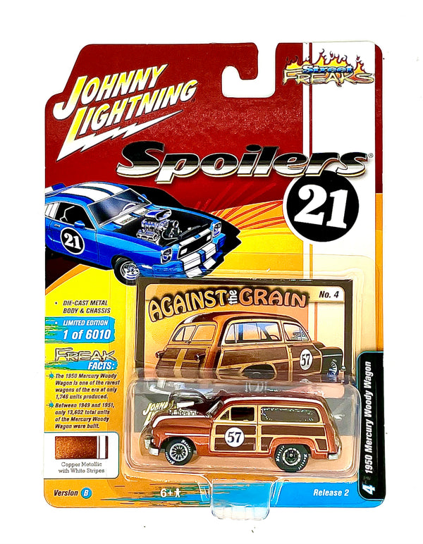 1950 Mercury Woody Wagon Johnny Lightning Street Freaks Copper R2 VB Die Cast Car 1:64