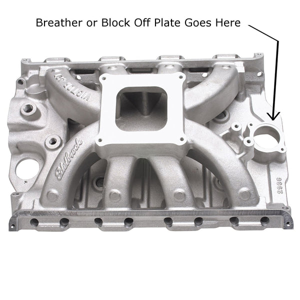 Intake Manifold Polished Aluminum Billet CNC Plate - Fits Ford FE Engines - USA