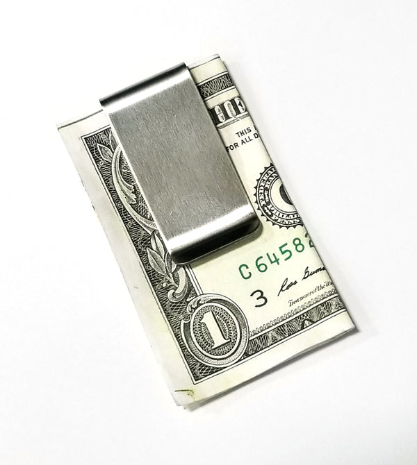 Lot of 4 Stainless Steel Money Clip Card Holder Metal Money Clip Card Holder USA