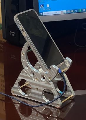 Adjustable Custom Desktop Cell Phone Stand - iPhone, iPad, Samsung 6061 USA