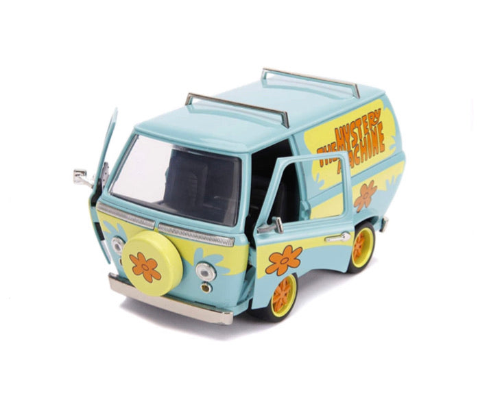 Jada Toys Mystery Machine with Shaggy & Scooby-Doo Diecast Van Item 31720 1:24