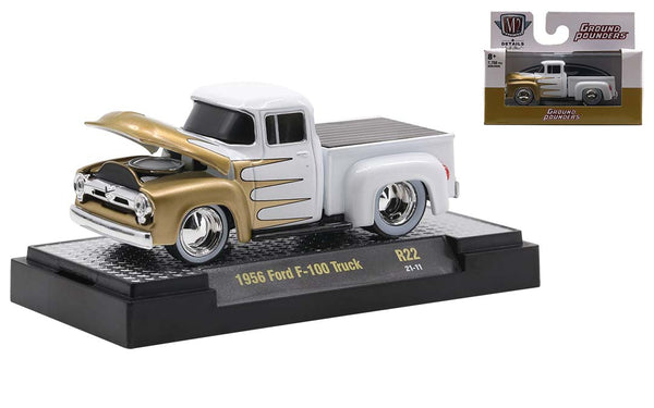 M2 Machines 1 64 Diecast Cars 1956 Ford F-100 Truck  Ground Pounders R22