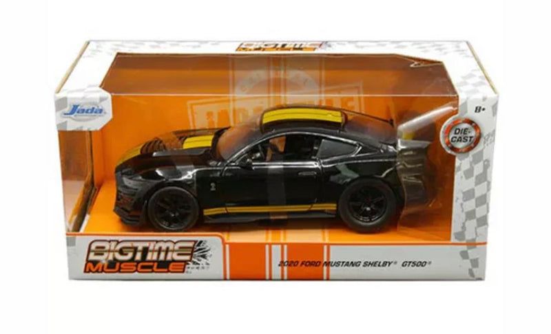 Jada Toys Bigtime Muscle 2020 Ford Mustang Shelby GT500 Black Item 32661 1:24