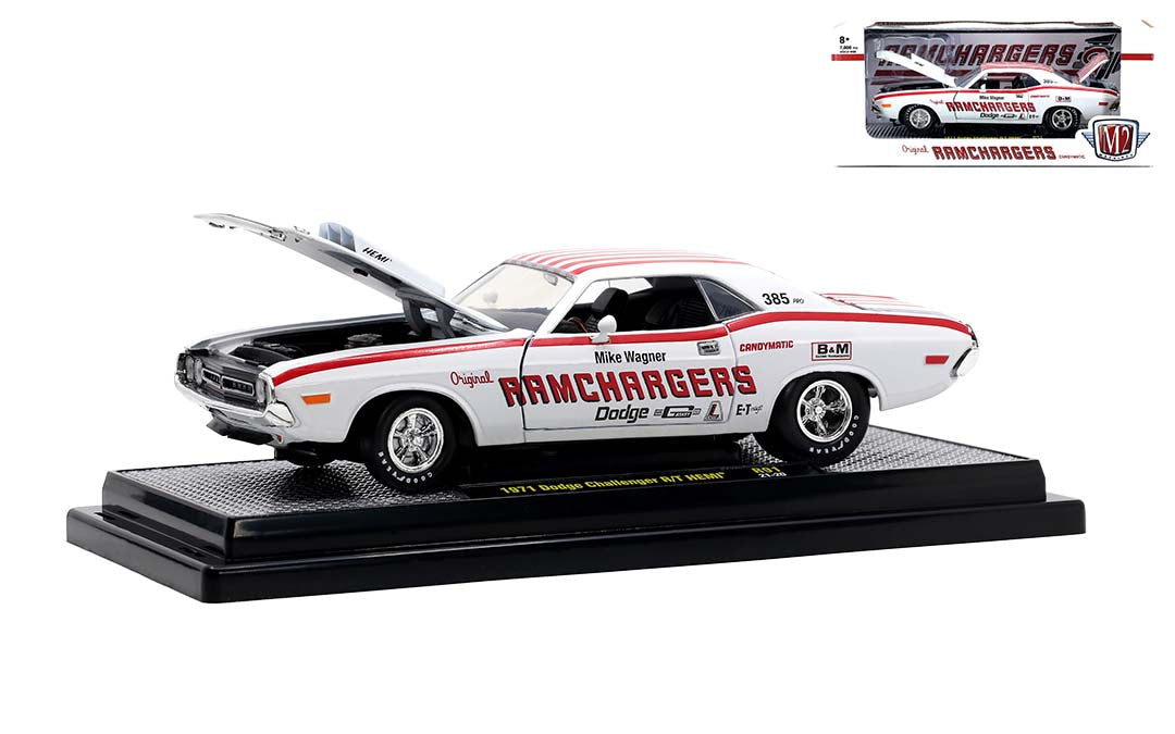 M2 Machines 1 24 Diecast Cars 1971 Dodge Challenger R/T HEMI R91